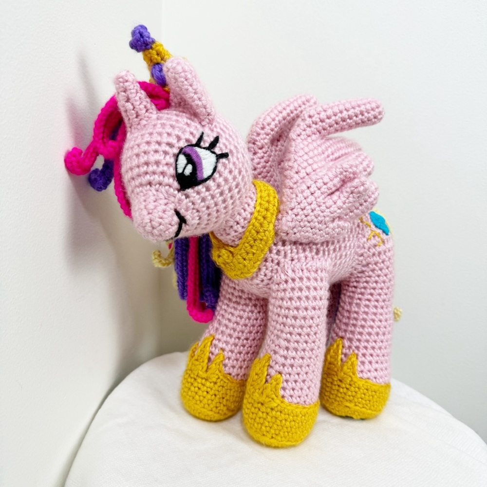 My Little Pony princess Cadance Hand Made Crochet Stuffed Animal Amigurumi Toy